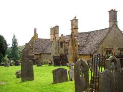 Path through churchyard  
