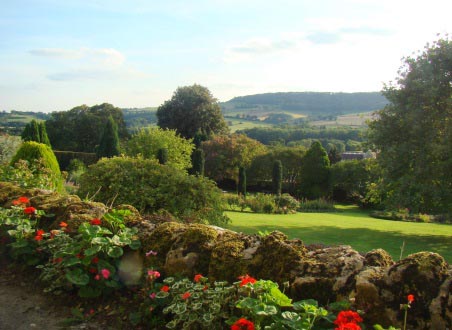 view of Cotswold hills