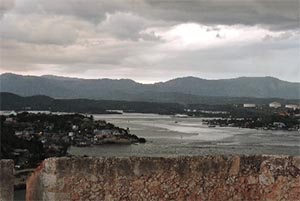 view of Santiago Bay