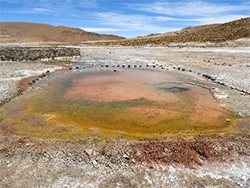 Geyser basin, Atacama Desert