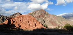 Purmamarca's colorful mountains