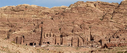 Cliff of tombs, Petra