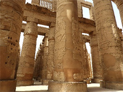 Giant columns at Karnak