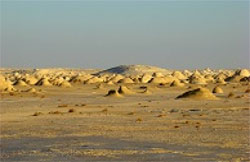 White Desert Landscape