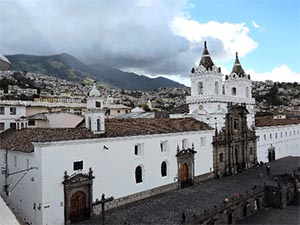 Convent in Quito's Plaza San Francisco 