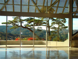 View from the Miho Museum