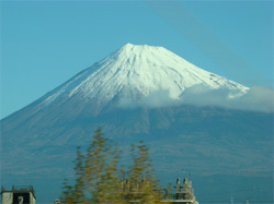 Mt. Fuji from the train