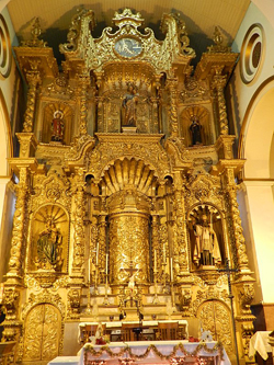 Gold altar in St. Joseph Church