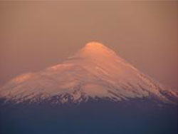 Osorno Volcano at sunset