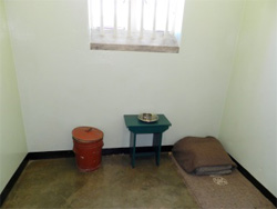 Nelson Mandela's cell on  Robben Island