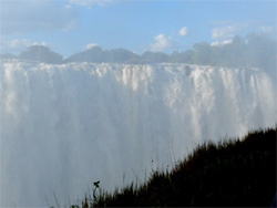  Victoria Falls creating its own mist