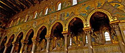 Gorgeous mosaics inside Monreale Cathedral