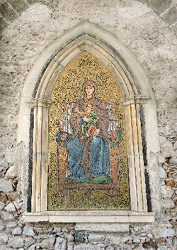 Mosaic in Taormina archway