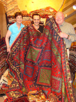 Buying carpets in Istanbul