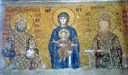 Aya Sofia Mary & Jesus mosaic